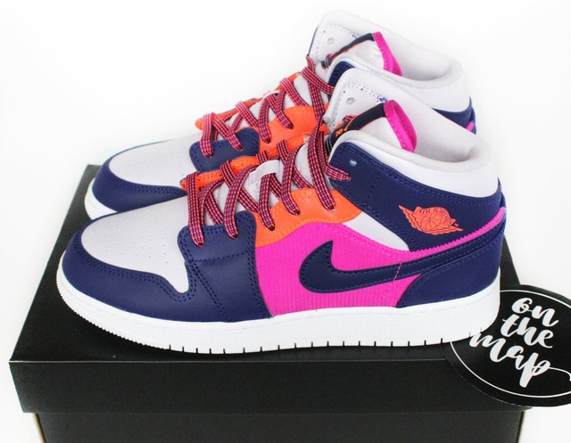 air jordan 1 purple orange