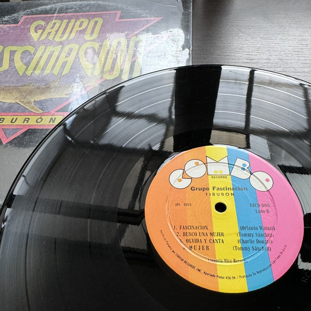 Grupo Fascinacion ‎– Tiburón 1985 SALS GUAGUANCO PRESS