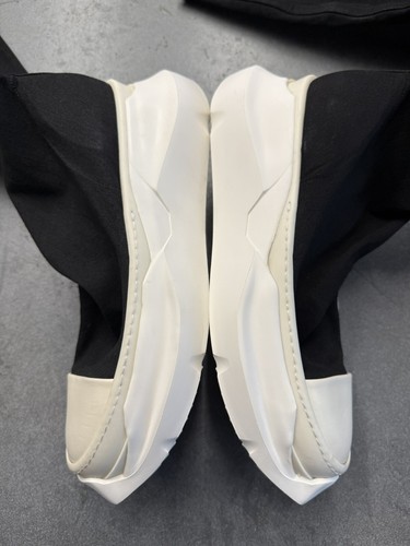 Rick Owens DRKSHDW Abstract Stockings Denim Boots Size 41 / 11 US - Picture 6 of 10