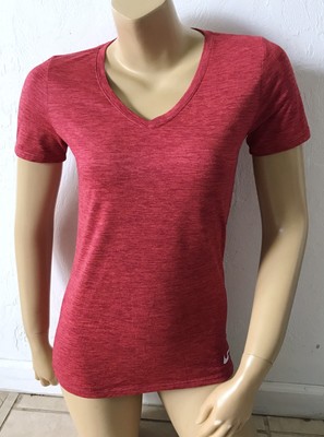 red dri fit shirt womens