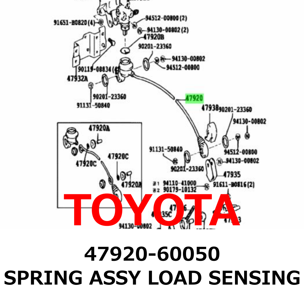 taga i 専用 NEW】Toyota Genuine Prado Land Cruiser SPRING ASSY LOAD