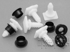 20 tlg Einstiegleiste Seitenschweler Befestigung Clips für VW Golf Corrado Jetta