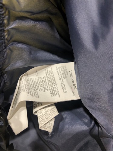 CHAQUETA VOLCOM TRACKER Big Boys Juvenil talla Mediana NEGRO NARANJA ESTAMPADO GALAXIA - Imagen 11 de 12