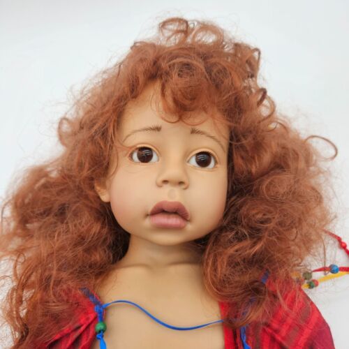 Muñeca Gotz de colección de Philip Heath 24" A World of Children Alessandrea caja original - Imagen 4 de 15