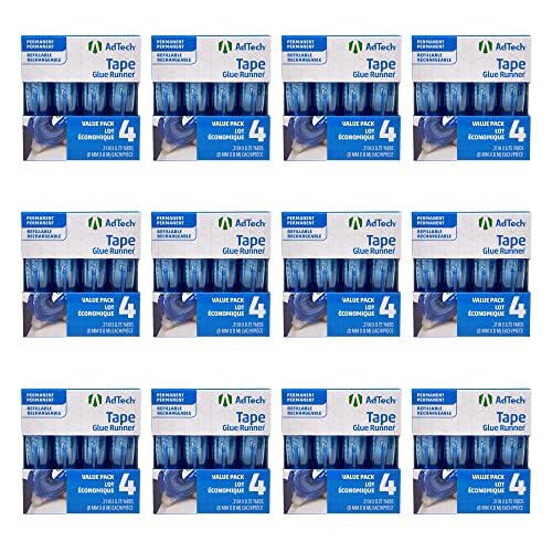 AdTech 05674 Permanent Crafter's Tape Refills, Pack of 8, Assorted sizes  - Picture 13 of 23