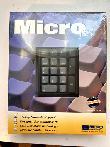 Clavier Vintage - Micro Innovations PS2 Numpad Modèle KP-17B - Photo 1/3