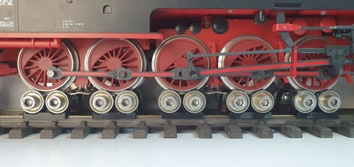 Rollenprüfstand Spur G Mini, 6x Rollenbock STROMLEITEND, LGB-Gartenbahn (12460) - Bild 11 von 11