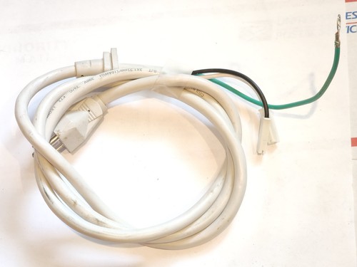 GENUINO HORNO DE MICROONDAS INVERSOR PANASONIC CABLE DE ALIMENTACIÓN BLANCO F900C4T60CP G6.3 - Imagen 2 de 4