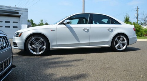 0437 MINIGONNE LATERALI AUDI A4 B8 RESTYLING DAL 08 al 15 look S-LINE - Foto 20 di 24