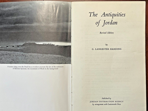 The Antiquities of Jordan, G. Lankester Harding, New Ed. 1967, PB printed 1976 - 第 3/6 張圖片