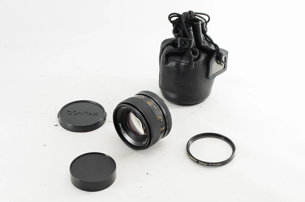 【Mint w/Case】Contax Carl Zeiss Planar T 50mm F/1.4 AEJ MF lens from Japan #237
