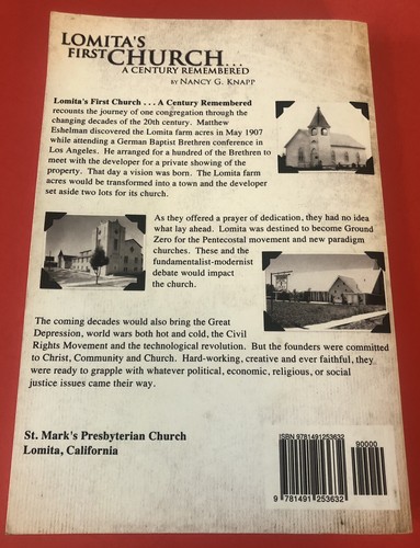 Lomita’s First Church SIGNED by Author Nancy G. Knapp A Century Remembered PB - Picture 2 of 12