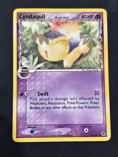 Cyndaquil (especie Delta) 45/101 Dragon Frontiers regular - Imagen 3 de 6