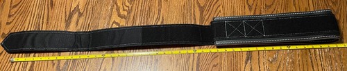 WEIGHTLIFTING BELT by The Fit Guy Black Large 32"-52" - Picture 10 of 13