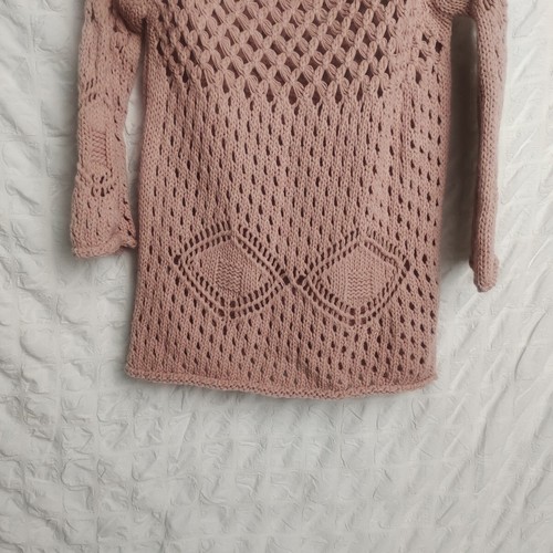 Jersey Bardot Tejido Rosa Melocotón Camafeo Rosa Claro Talla M - Imagen 2 de 8