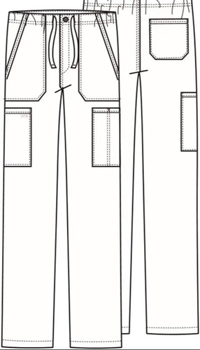 Cherokee Herren Scrubs Pant Workwear Professionals Tapered X-Small Short, grau  - Bild 3 von 7