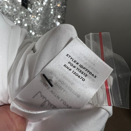 Lulu's Pailletten Neckholder Maxikleid Gr. Medium Silber Formell Hochzeit Event Glam - Bild 13 von 13