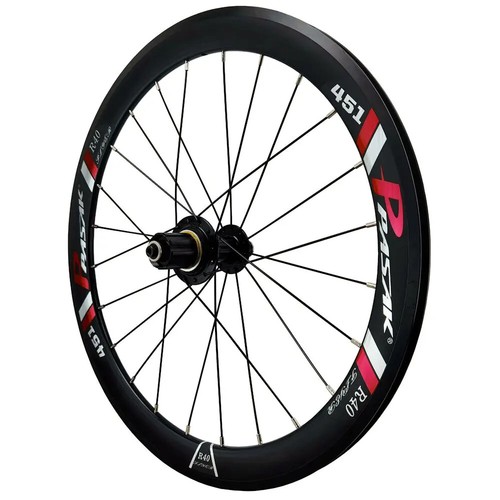 20*1-3/8" 451mm Folding Bike Wheelset V Brake 4bearing 7-12speed Wheels - Picture 4 of 19