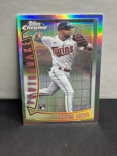 Royce Lewis 2022 Topps Chrome Youthquake Rookie RC Minnesota Twins YQ-24 - 第 1/2 張圖片