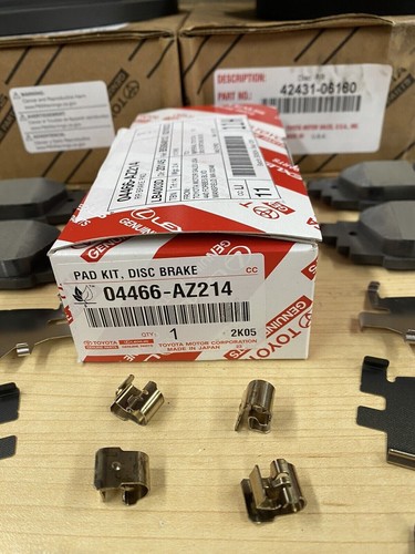 2019-2024 TOYOTA RAV4 FRONT & REAR BRAKE KIT ROTORS TCMC PADS & SHIMS - Picture 11 of 15