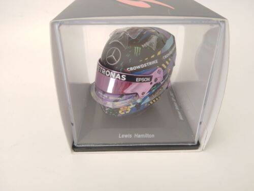 Spark Helmet #44 Lewis Hamilton Mercedes winner British GP 2021 1/5 5HF066 - Foto 4 di 5