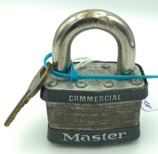 2" Hardened Steel Commercial Master Steel Padlock w/Key No#5