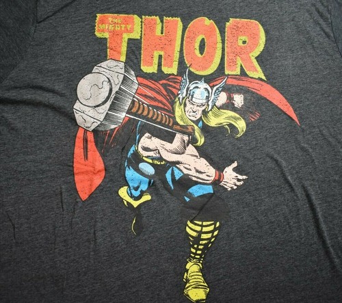 Marvel Mens Big & Tall The Mighty Thor Shirt New 5XLB - Picture 2 of 2