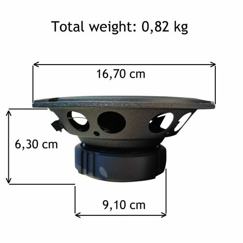 Set 2 Lautsprecher Boxen Woofer 165mm vorne Phonocar für VW Golf V 5 + passend - Bild 8 von 10