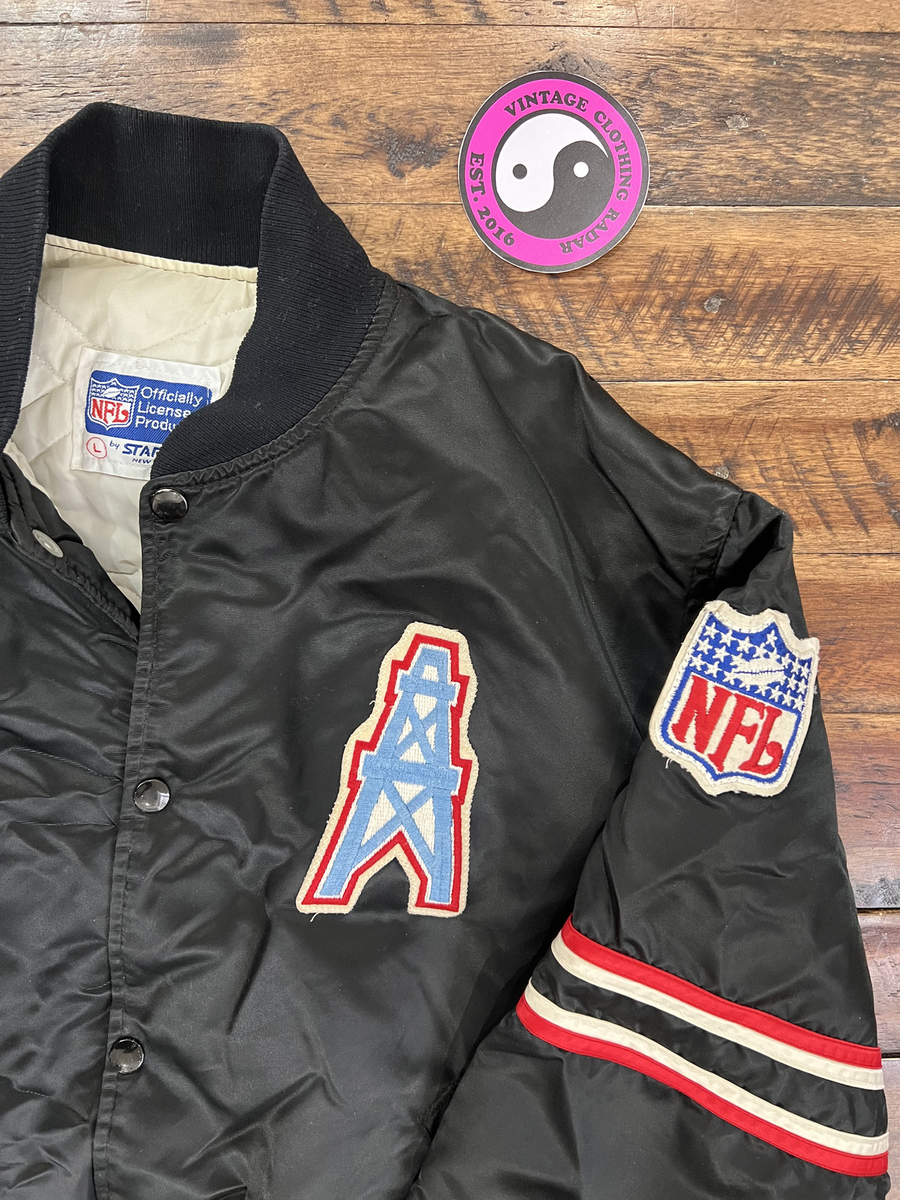 Vintage 90s Houston Oilers Starter satin bomber jacket | eBay Vintage 90s Houston Oilers Starter satin bomber jacket | eBay