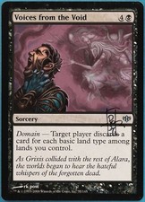 Voices from the Void Conflux NM Black Uncommon SIGNED CARD (294781) ABUGames