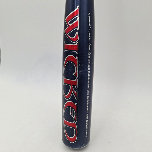 Worth Wicked Little League Baseball Bat Mod. LPW8 30 in/ 22 oz -8 Needs New Grip - Picture 7 of 19