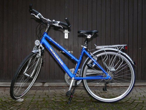 Trekking Fahrrad Winora Jamaica blau Trapezrahmen Unisex Damen - Bild 2 von 17