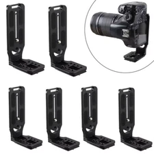 6 Pcs L-Bracket Quick Release Plate For Camera DSLR Camcorder Nonslip Bracket
