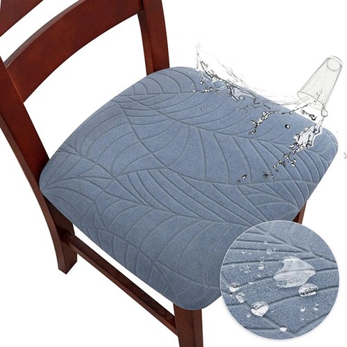 Waterproof Fabric Dining Chair Covers Kitchen Stretch Seat Slip Protector 2025 P - Picture 35 of 38