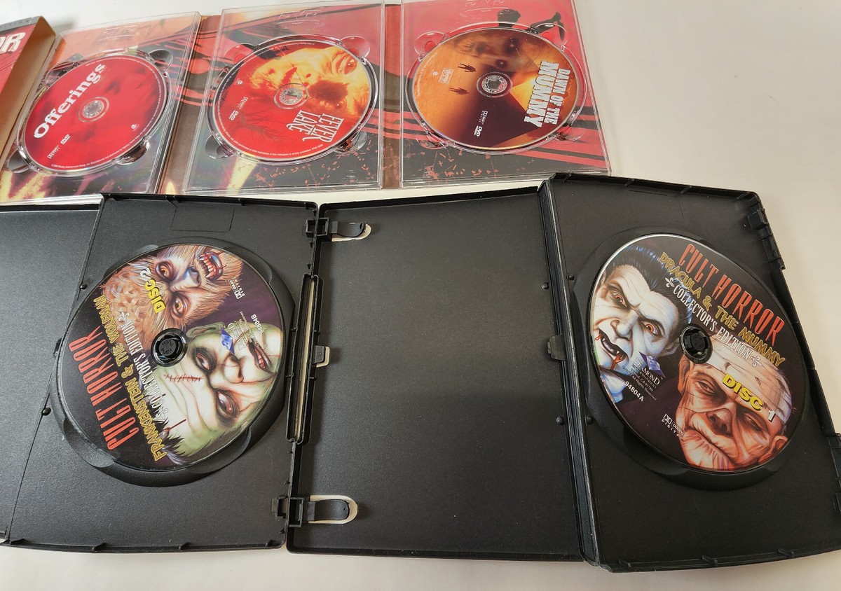 Horror Movies- Triple Feature DVD, 2008, 3-Disc Set Cult