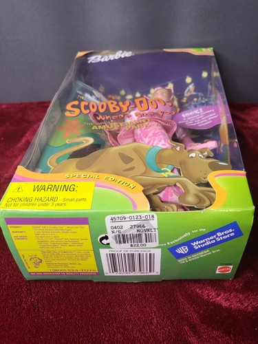NIB VTG 2000 Barbie Scooby Doo Where Are You The Great Amusement Park Caper Doll - Picture 4 of 9
