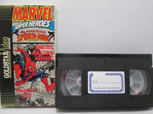 VHS Lot of 4 Animation Movies / Cartoons - Spawn, Superman, Spiderman, The Hulk - Picture 14 of 14