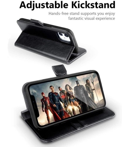 Slim Wallet Case Leather Flip Cover For Apple iPhone 15 Pro 14 Max 13 12 11 XR 7 - Picture 9 of 45