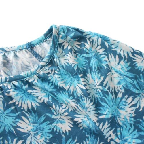 Michael Kors Top Damen M L Mehrfarbig Baumwolle Modal 3/4 Glocken Raglanärmel Logo - Bild 10 von 12