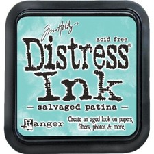 Ranger Tim Holtz DISTRESS Ink Pad - Single 3"x3" Ink Pad - Salvaged Patina
