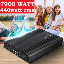 POTENTE AMPLIFICATORE x AUTO 7900 WATT 440 WATT RMS 4/3/2 CANALI CASSE-SUBWOOFER