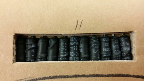 (5 PCS) RL-1284-22 RENCO Inductor Power Line Choke 22uH 15% Axial ROHS - Picture 2 of 3