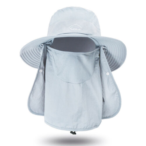 Sommer Außen Schnell Trocknend Sonnenschutz Kappe Fischer Hut UV Schutz Sonne 〒 - Bild 18 von 21
