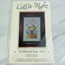 "IT'S HARVEST TIME" #149 Cross Stitch Chart by Little River-Released 2003