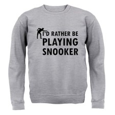 ID Rather Be Spielen Snooker - Kinder Kapuzen...