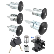 2 Keys Complete Lock Set For Ford Transit Connect Bonnet Fuel Door Lock US 