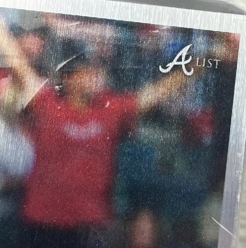 Austin Riley metal 8x10 Atlanta Braves A List 2022 Play Day NEW - Picture 2 of 3