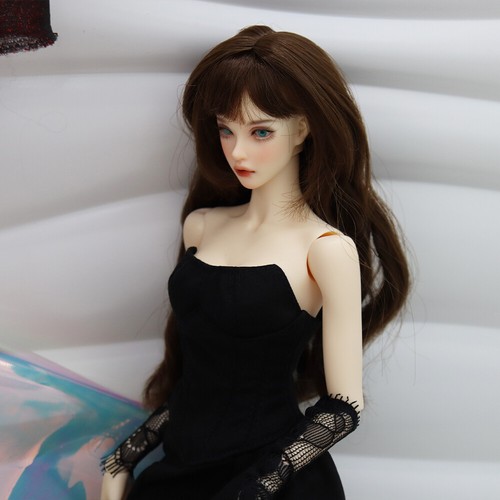 Juego Completo 1/4 BJD Resina Bola Articulada Muñeca Cuerpo Ropa Ojos Cara arriba Peluca - Imagen 10 de 10