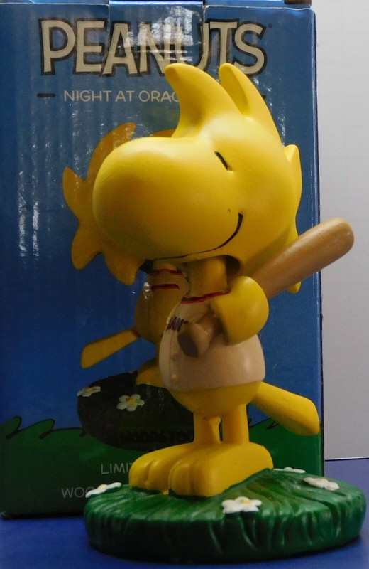 Peanuts Snoopy Woodstock Giants Bobble Head Mint Condition HTF