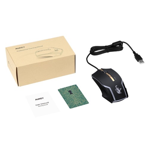 Gaming Maus Wired 2500 DPI  mit LED Spiel Optisch Maus für Windows AUKEY C3 - Bild 5 von 6